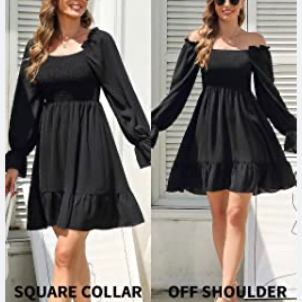 Woman Square neck cute Dress!